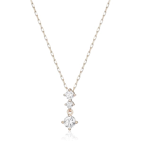 Amazon | 4℃(ヨンドシー)K10ホワイトゴールド(WG)ネックレス