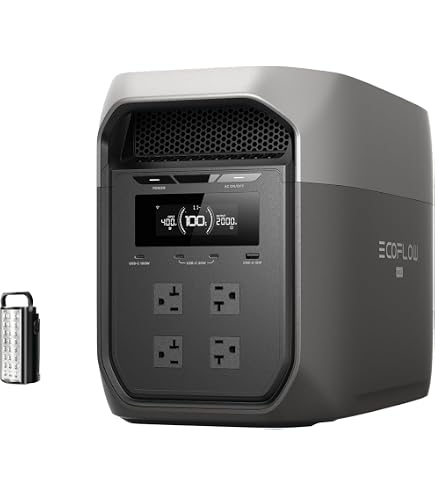 1回使用/満充電2回■EcoFlow DELTA 3 Max 2048Wh Amazon.co.jp: EcoFlow ポータブル電源 DELTA 3 Max 2048Wh 大容量