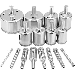 Diamond Hole Saw - 15 pcs Diamond Drill 