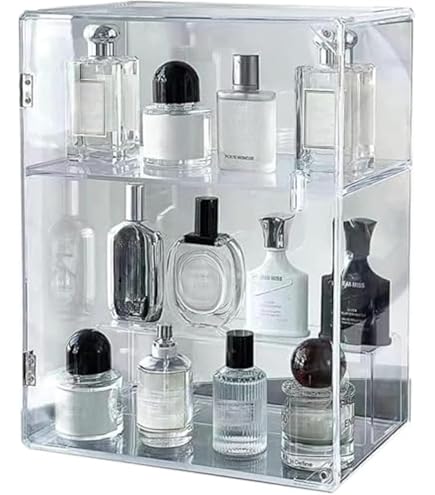Amazon.co.jp: CHIANART 香水収納 ボックス 防水 防塵 アクリル
