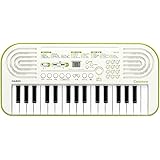 CASIO 電子キーボード Casiotone 32ミニ鍵盤 SA-50 ホワイト＆グリーン