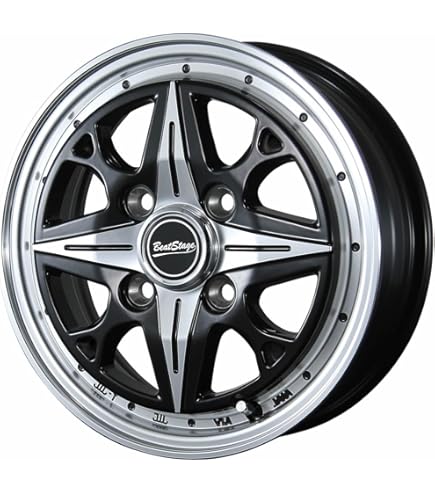 Amazon.co.jp: MID ROADMAX WF-8 ホイール セミグロスブラック＋