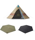 Amazon | ロゴス(LOGOS) LOGOS ナバホ Tepee300&ブリッジヘキサタープ