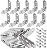 L字金具 24個 アングルブラケット ステンレス製 l字金具 40*40*16mm 補強金具 コーナーブレース 接合金具 98個ネジ付け