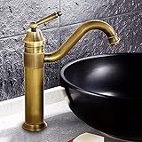 awxjx銅レトロスタイルとBasinホットとコールドトイレブラックシンクミキサータップ