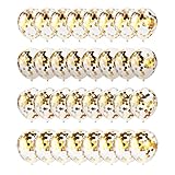 ゴールド紙吹雪バルーン32パック| 12インチクリアラテックスballoons| with Golden紙吹雪|誕生日、結婚式、提案、ベビーシャワーパーティー装飾