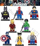 Lot of 8pcs Marvel Super Heroes Avengers FantasticミニフィギュアBlocksおもちゃ/アイテム# g839gj uy-w8ehf3136519