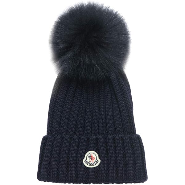 MIUMIU ミュウミュウ 黒 ケーブル編み ニット帽 リボン付き MIUMIU