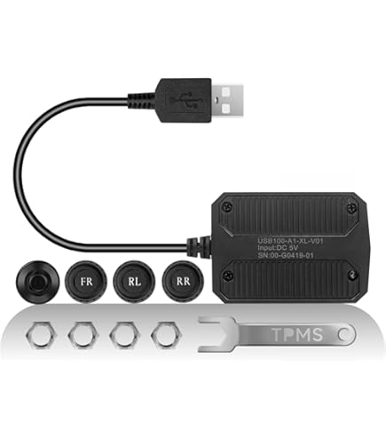 Amazon.co.jp: ATOTO AC-UTP1 USB TPMSタイヤ空気圧監視センサー