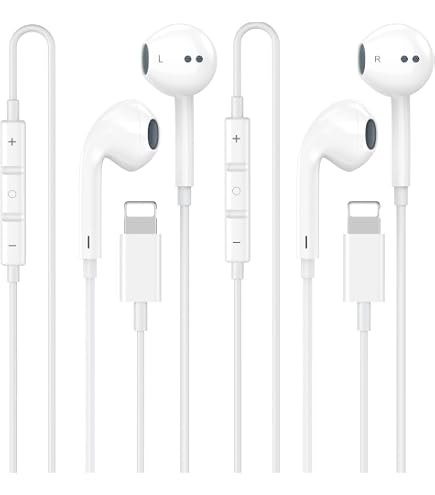 Amazon.co.jp: iPhone 14 13用有線Lightningイヤホン、Apple Pods