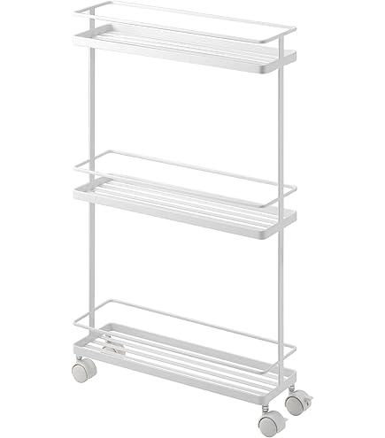 ステンレス隙間引出ラック 幅12cm ロータイプ DS95 frames&sons