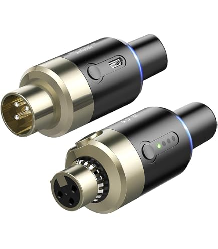 INGPARTNER A811 2.4GHz Wireless XLR Microphone Converter – Transmitter & Receiver Set