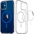 Spigen iPhone12Pro ケース iPhone12 ケース MagSafe クリア 耐衝撃 米軍MIL規格取得 マグネット搭載 2重構造 耐衝撃 すり傷防止 黄変防止 マグセーフ 用ケース ワイヤレス充電対応 アイフォン12 ケース アイ