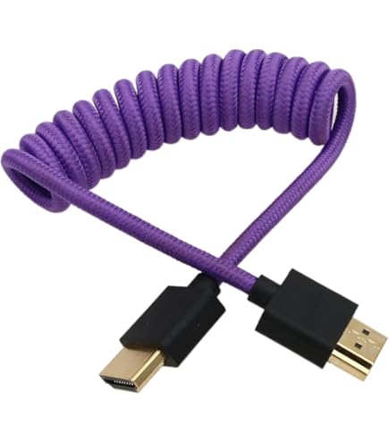 ATOMOS 4K 60p HDR Ready ケーブル 4K60p Coiled Cable – Full to Full HDMI | Atomos