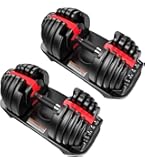 Amazon | MOJEER ダンベル 可変式 24kg/40kg アジャスタブルダンベル 1