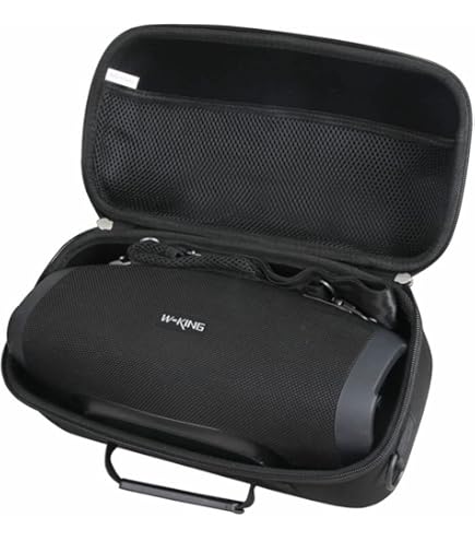 Hermitshell ハードトラベルケース W-King 50W ワイヤレスBluetoothスピーカー用 (ブラック+グリーン) Amazon.co.jp: Hermitshell ハードトラベルケース W-KING 50W