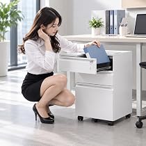 Amazon.co.jp: オーエスジェイ(OSJ) キャビネット 3段 A4対応 鍵付き