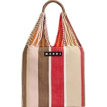 MARNI マルニ フラワーカフェ ハンモック バッグ レッド トートバッグ Amazon | [Marni] マルニ ハンモックバッグ カバン 【FLOWER