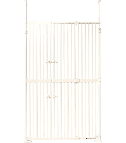 ペットゲート 猫 飛び出し防止 ハイタイプ ホワイト 1271107004 Amazon.co.jp: アイリスプラザ ペットゲート 猫 ゲート 飛び出し防止