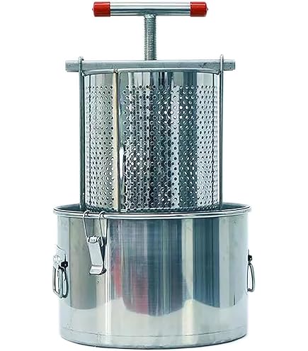 Amazon | RAAKIMO 蜂蜜圧搾機 15L 蜂蜜分離器 5級濾過プログラム 圧縮
