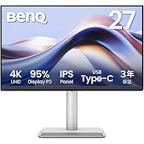 BenQ MA270U 27インチモニター Amazon.com: BenQ MA270U 27” 4K 3840x2160 Monitor for MacBook