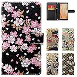 AQUOS ZETA SH-01H AQUOS Xx2 ケース カバー 手帳型ケース SH01H SH-01Hケース SH-01Hカバー SH01Hケース SH01Hカバー ハンドあり 西陣織 宵 雅桜