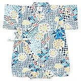 (ファンファン) FUN fun 甚平 ロンパース カバーオール ベビー 子供 トンボ アイボリー 70