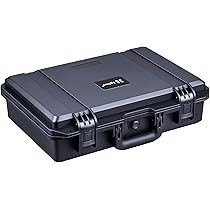 Lykus HC-4420 Waterdichte Hard Koffer with Customizable Foam, Binnenmaat 44x29x17 cm, Geschikt voor camcorder, lenzen, drone, mic, flashlight, projector, elektronica, gereedschap, en meer