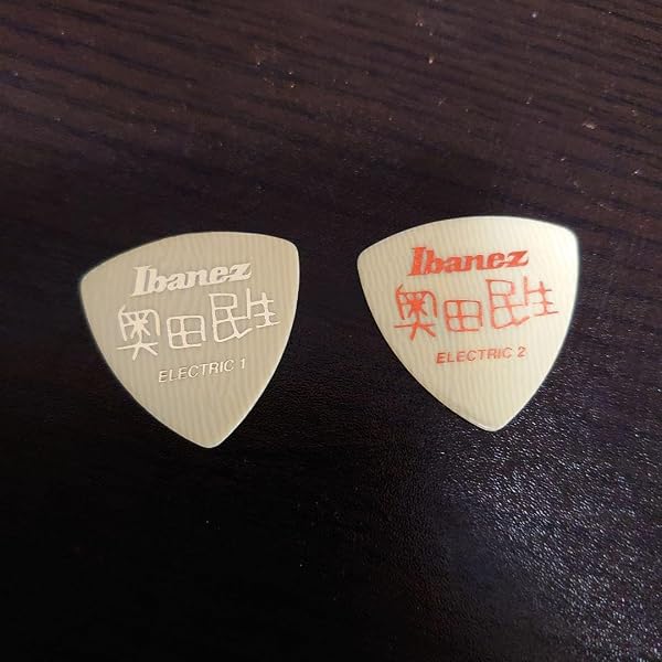 Amazon.co.jp: IBANEZ TAMIO-A2 奥田民生アコギ用ピック×10枚 : 楽器