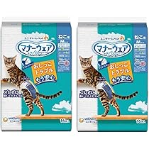 Amazon.co.jp: マナーウェア ねこ用 Sサイズ 38枚 : ペット用品