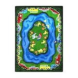 Joy Carpets Kid Essentials Early Childhood Puddleducks Rug Multicolored 7'8 x 10'9 [並行輸入品]