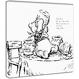 Amazon Co Jp ディズニー プー アートパネル 30cm 30cm 日本製 ポスター おしゃれ インテリア 模様替え リビング 内装 シンプル イラスト 英語 ファブリックパネル Dsn 0274 ホーム キッチン