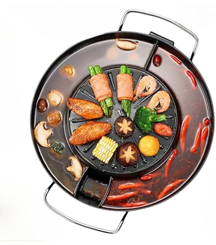 しゃぶしゃぶ　鍋 Amazon.co.jp: 三和精機製作所 SN 鉄 焼きしゃぶ鍋 A 27cm 1.8L