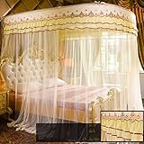 QFFL wenzhang ステンレススチールフロアスタンドテレスコピックネット/釣りロッドUタイプブラケットモスキートネット/家庭用省スペース実用ベッドマントル（4色展開可能） (色 : A, サイ