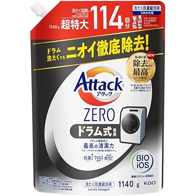 Amazon | アタック 【大容量】 ゼロ(ZERO) 洗濯洗剤(Laundry Detergent