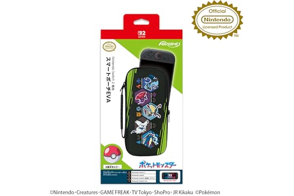 【任天堂ライセンス商品】Nintendo Switch 2 専用スマートポーチEVA メガシンカポケモンたち