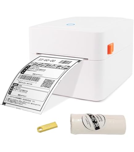 ラベルプリンター washin和信 WS-DT325BW Amazon.co.jp: ラベルプリンター washin和信 WS-DT325BW 感熱式 バー