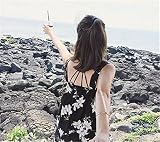 マタニティウェア 服 ワンピース ゆったり プリント ボヘミア風 カジュアル ワンピース 妊婦服 産前 産後 レディース マタニティワンピース L 写真色