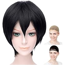 HARMATE cha cha ソフトブラックショートウィッグ HARMATE cha cha ソフトブラックショートウィッグ