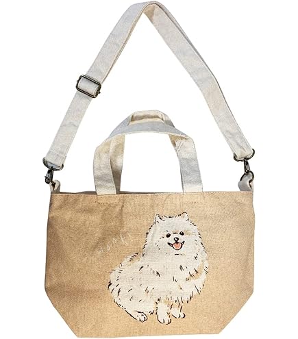 サイドポケット付きトートバッグ☆ポメラニアン☆【犬】 Amazon.co.jp: 両サイドポケットポケット付トートバッグ/ポメラニアンa
