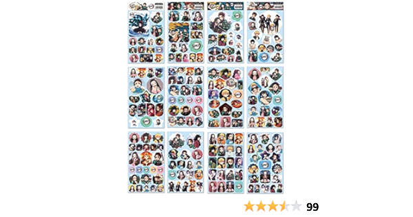 12 Pcs Devil Blade Sticker Set Boys Cartoon Demon Demon Blade Suitcase Sticker Waterproof Sticker Bike Sticker Collection For Geeks Blue Hobbies Amazon Co Jp