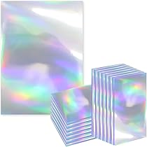 ホログラムカードスリーブ「プレミアムレインボー」【未開封50枚】A3