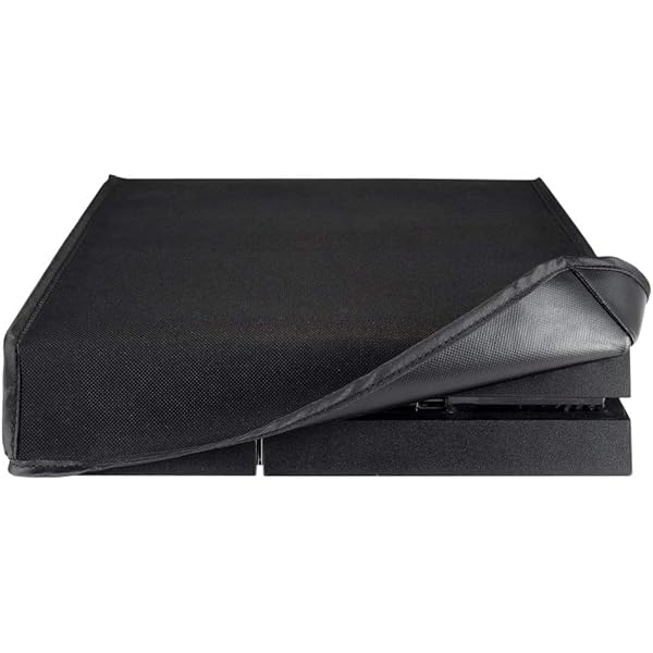 (未使用･未開封品)　CYBER ・ 本体ホコリ防止カバー スリム 縦置きタイプ ( PS4 用) ブラック - PS4 6k88evb Amazon | CYBER ・ 本体ホコリ防止カバー スリム 縦置きタイプ