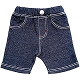 【本体綿100％】2017年 夏物 ZOOMIC ズーミック ニットデニム ４匹プリント ５分丈パンツ ネイビー◇90cm