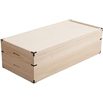 桐衣装ケース　桐箱 2段 桐衣装箱 桐箪笥 桐ダンス 着物収納 Amazon｜桐衣装ケース 桐衣装箱 (2段高さ27㎝)｜チェスト・タンス