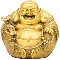 Amazon｜仏像 布袋様 弥勒仏 弥勒菩薩 布袋さん 置物七福神 真鍮