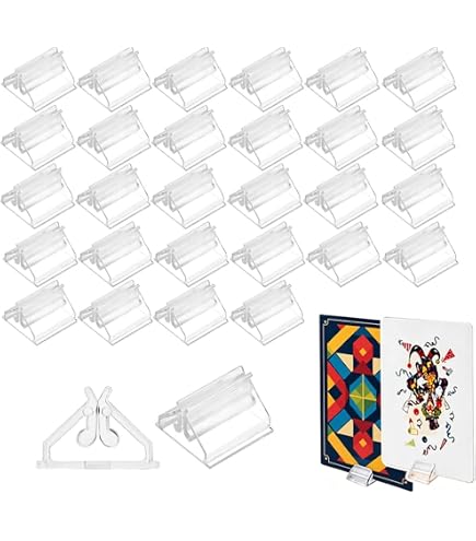 Amazon.co.jp: SANJAOYEE カードスタンド アクリル 30個 19mm角 高さ