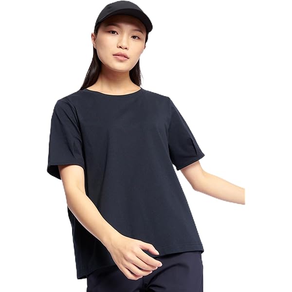 Amazon | [エーグル] 公式 UVC クルーネックTシャツ レディース