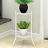 DEWEL 花台 鉢植え インテリア アイアン調　おしゃれ ガーデニングラック組み立て式 観葉植物　フラワー　スタンド　フラワースタンド　花台　ガーデニング　プランタースタンド 鉢台 鉢花スタンド  