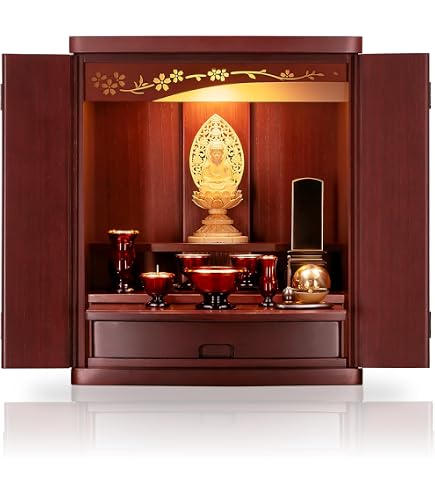 Amazon｜ファミリー・ライフ 透かし彫り上置き仏壇23号(0351120)｜仏壇 